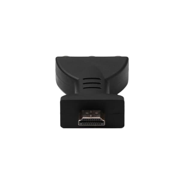 HDMI til 3 RGB/RCA Lydadapter Komponentkonverter HDMI til 3RCA