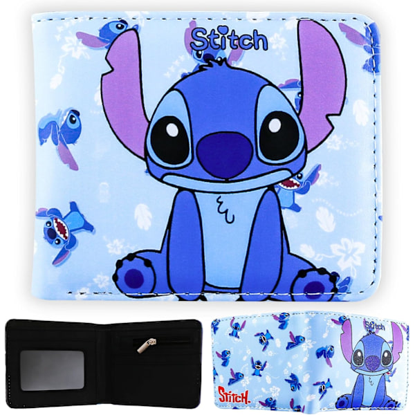 Kids Cartoon Wallet, PU Leather Wallet Cartoon Bi-Fold Wallet Kids Coin Purse Blue Bifold Short Wallet Cartoon Short Coin Purse Kids Wallet Best Gift