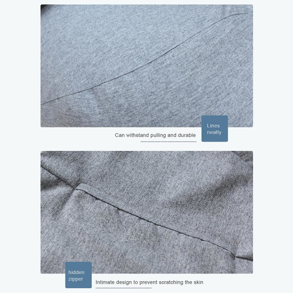 Inomhus Utomhus Vuxen Sittpuff Spelstol Extra Stor Sittpuff Överdrag Grå 350g Gray 350g