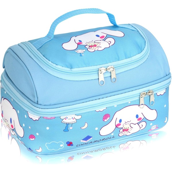 Anime Cinnamoroll, Melody, Kuromi Lounaskassi Miehille ja Naisille, Vuotamaton Lounaslaatikko, Suuri Lokero, Lounaskassi Työhön ja Matkalle A