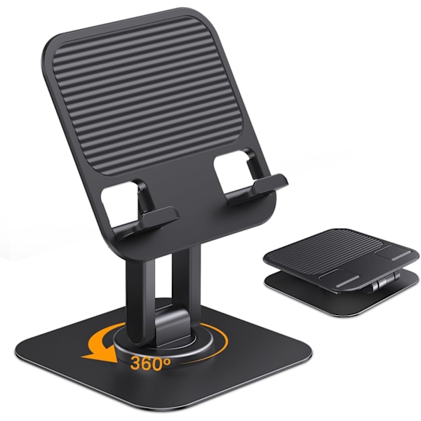 Stativ 360° Rotasjon, Justerbar Monitor Tablett Stativ Holder for Skrivebord Bærbar Kontor Kompatibel med iPad Pro 10.5, 11, 12.9