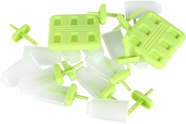 Plastik Ispopsforme Ispops Maker BPA Fri Børnenes Køkken Ispopsforme Maker, Pakke med 2