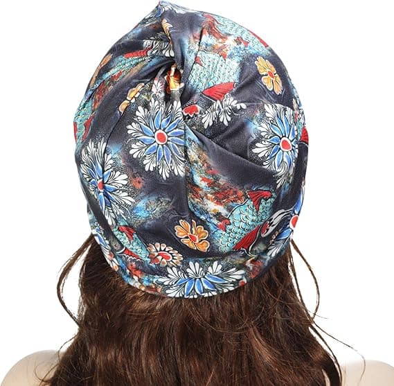 Sommerhatt for kvinner - Tynn, lett og blomstrete beanie