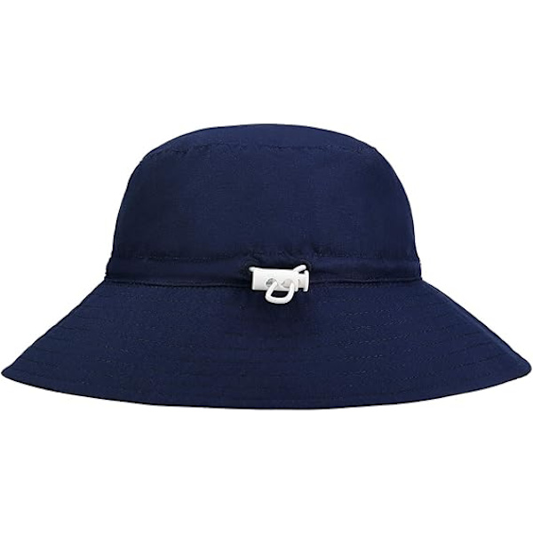 Solhat Smiley Toddler UPF 50+ Solbeskyttelse Spandhat Smuk Strandhat til 0-8 Måneder Piger Drenge Justerbar Hat