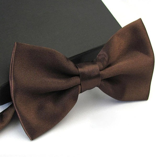 Klassisk enfärgad fluga - Flera färger Polyester