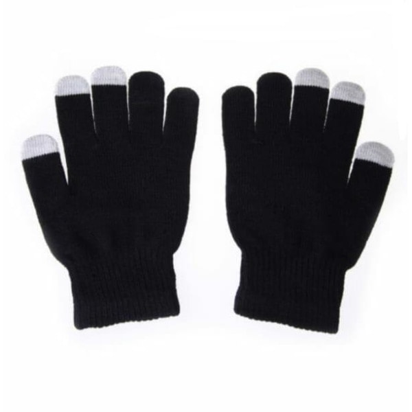 Roblox sorte strikkede handsker med touch-funktion Touch Glove Black Model 2 Model 2