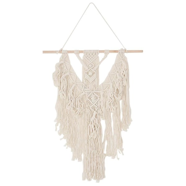 Makrame-seinävaate Tapetti Seinäkoriste Boho-tyyli Boheemi Kudottu