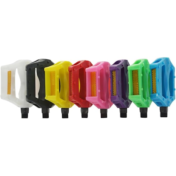 1 par barncykelpedaler i resin 9/16\" med reflektorer