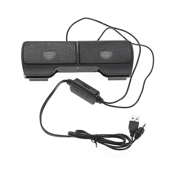 Mini Bärbara USB-stereo högtalare med kontroll för bärbar dator