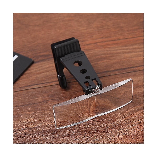 1,5x/2,5x/3,5x Forstørringsglass Optiske Instrumenter Foldbar Klips På Brilleglass Loupe Med 3 Akryl L