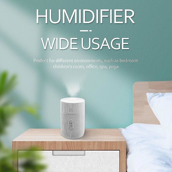 Luftfuktare, färgglad Cool Mini USB-luftfuktare med 7 färger