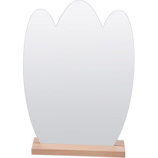 Speilbord Sminkebord Speilbord Dekor Bordplate Dekor Trelist Portbart Sminkespeil Stilig Sminkespeil Tre