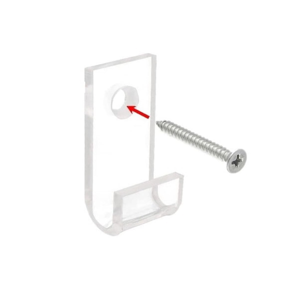 Veggmontert hylle for vinylplater, 30 stk Minimalistisk akryl vinylholder Veggmontert plateutstilling