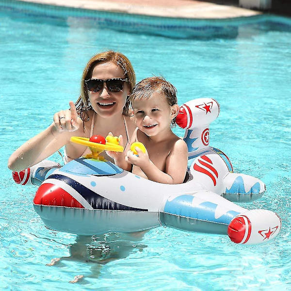 Gratis Svømmende Baby Oppustelig Svømmeflydesæde Båd Pool Svømmering Til Småbørn