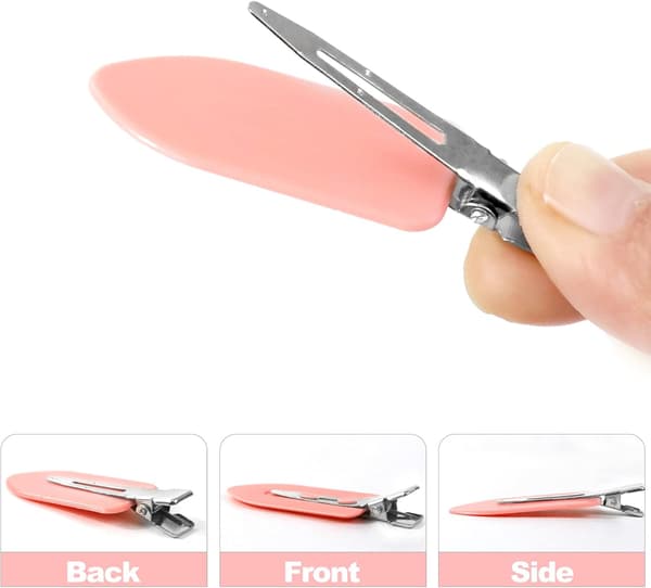 10 stk. Hårclips uden bøjning, Makeup Hårclips, Hårclips uden folder, Styling Krølleclips Tilbehør, til Hårstyling