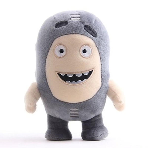 24cm Piirretty Oddbods Anime Pehmolelu Sotilaiden Aarrehirviö Pehmeä Leikkihahmo Fuse Bubbles Zeke Jeff Nuken Lahja Lapsille [DB] Harmaa 18kk Gray 18m
