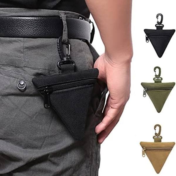 Utomhus Triangulär Diverse Väska Pung Plånbok Vattentät Bärbar Resa Dragkedja Midjeväska För Camping Vandring