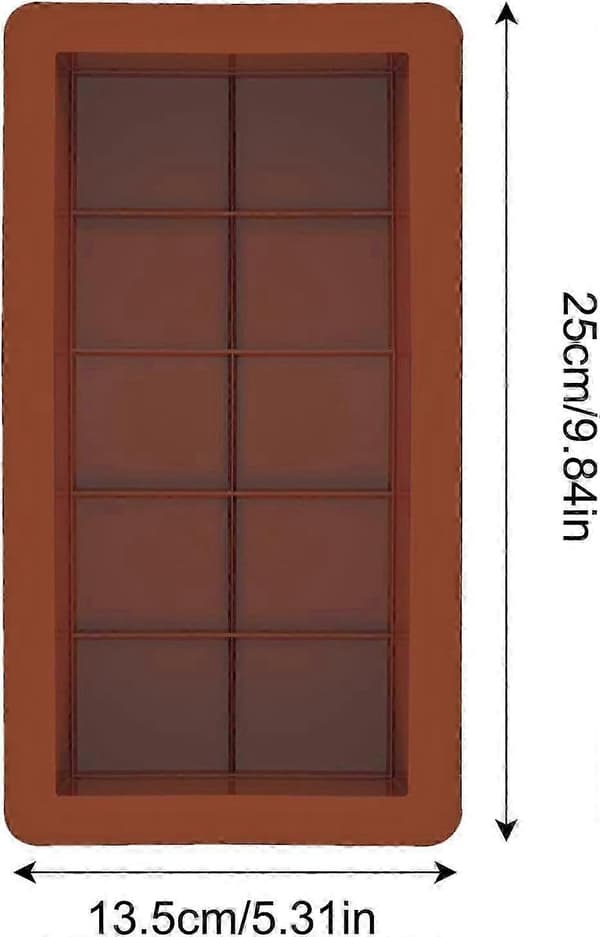 Chokoladeform Silikone Dubai Chokoladeform, Silikoneforme, Dyb Chokoladeform, Chokoladebarform til Chokolade 3pcs