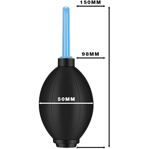 Gummi Luftblåserpumpe Støvrenser for Linse CCD Kamera Svart