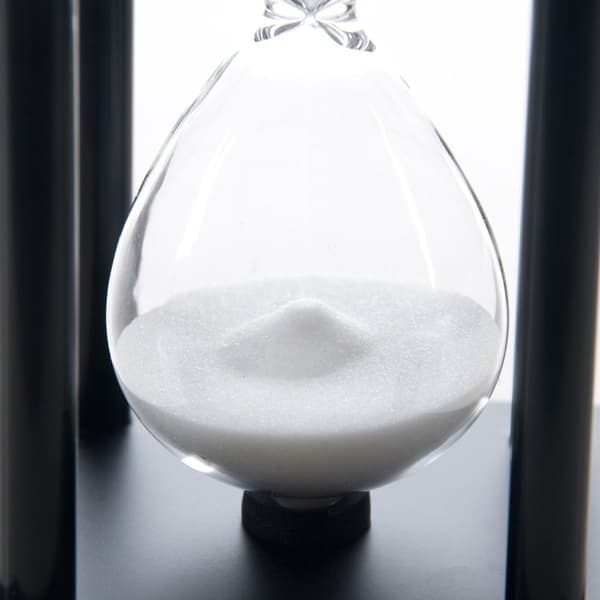 Timeglasssandur, 60 minutter Træ Sandur White