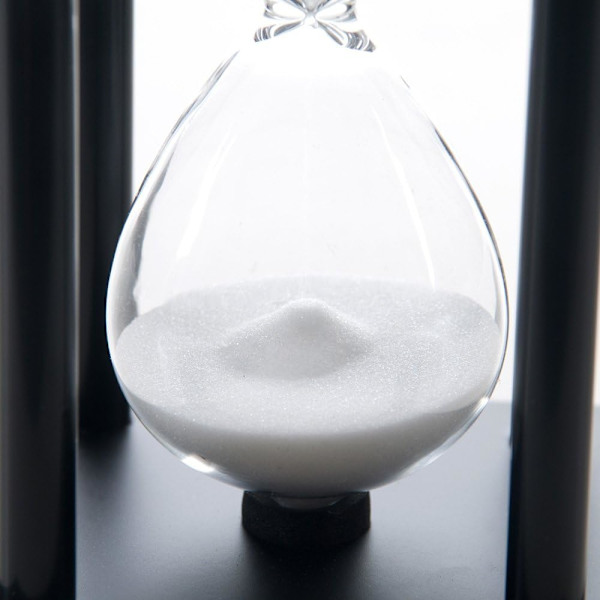 Timglas Sand Timer, 60 Minuters Trä Sandklocka White