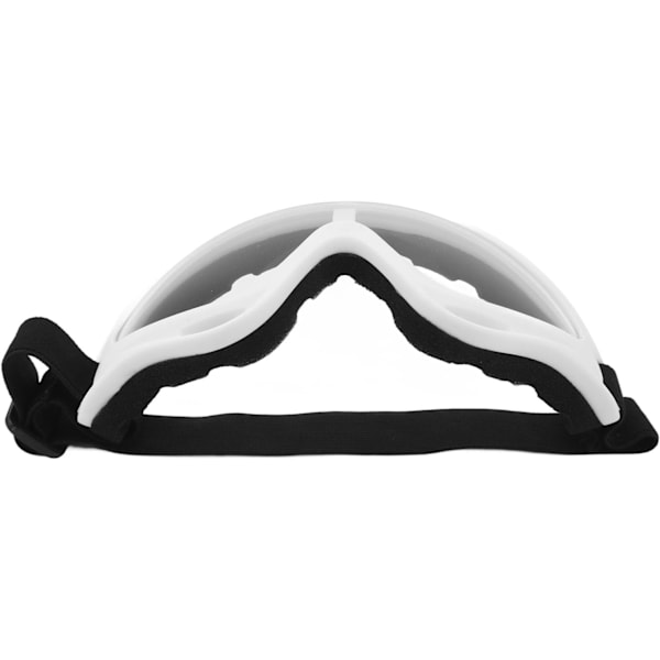 Skibriller, PC Transparent Linser UV Beskyttelse Vindtæt Justerbar Pandebånd Snowboard Briller Slidstærke
