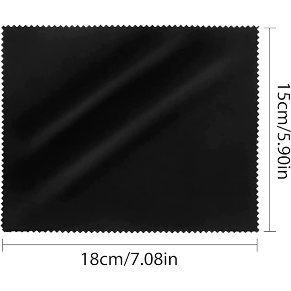 Mikrofiber Klud 6 Stk Brillegrens Rengøringsklud Lintfri og Ultrafin Rengøringsklud til Linser, Briller, Skærm og Vindue