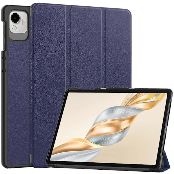 For Honor Pad X9 Pro Etui Anti-Drop Læder Stand Tablet Cover - Mørkeblå Dark Blue