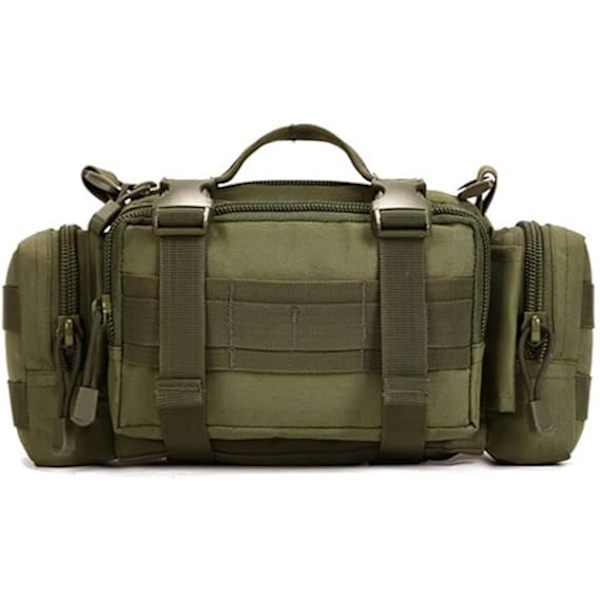 Militär multifunktionell utomhus taktisk midjeväska Molle camping vandrings midjeväska nylon multifunktionell handväska
