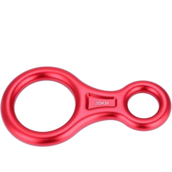 Klätterrep nedfarten, 35KN Figur 8 Ord Rep nedfarten Rappel Ring Klippklättring Räddningsutrustning Red