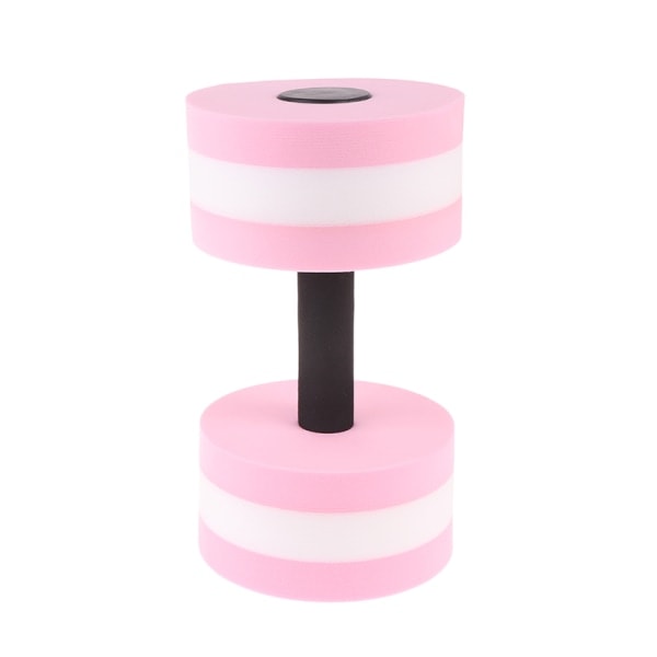 1 st EVA Vattendumbbell Automatisk Flytande Skum Dumbbells Rosa Pink