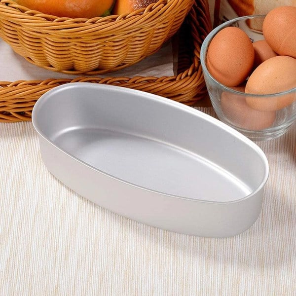 Ovalt kageform Non-stick aluminiumlegering form Brød Brødforme Bageforme til hjemmekøkken bageri