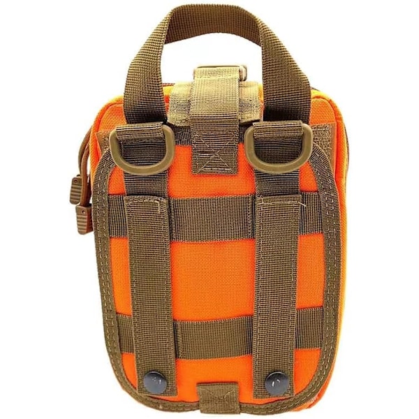 Första hjälpen-kit väska, EMT Rip Away Pouch, Taktisk MOLLE Första hjälpen-kit Medicinsk väska - Multifunktionell midjeväska Red