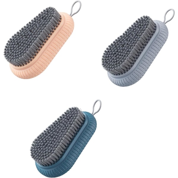 Soft Bristle Brush, Multifunction Laundry Scrub Brush, Household Cleaning Brushes, Portable Soft Plastic Cleaning Washing Brush