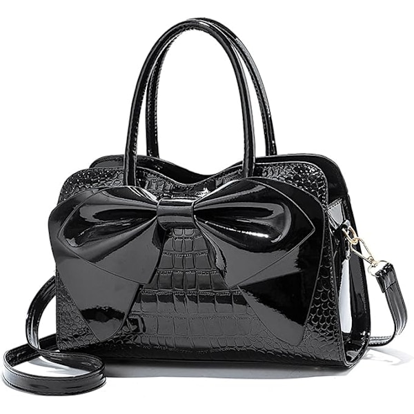 Handväskor för kvinnor Designer Top Handle Väskor Lackläder Crossbody Axelväskor Fest Clutch Väska Dam Elegant Tote Väska