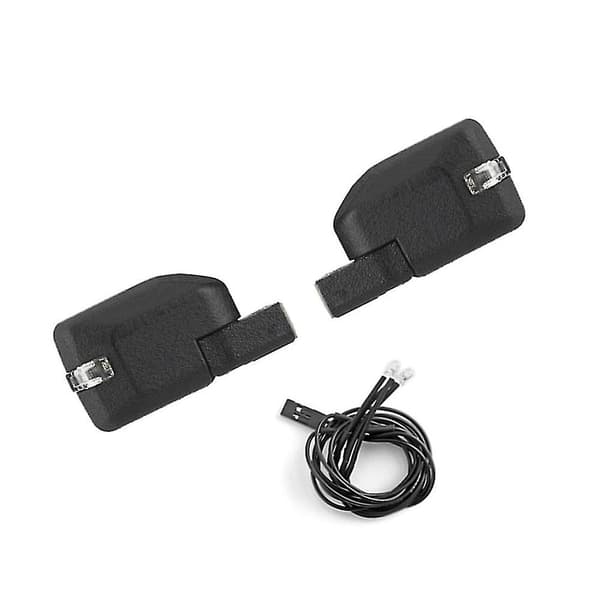 Fällbara backspeglar med LED-lampor för Trx4 Axial Sc RC-bil