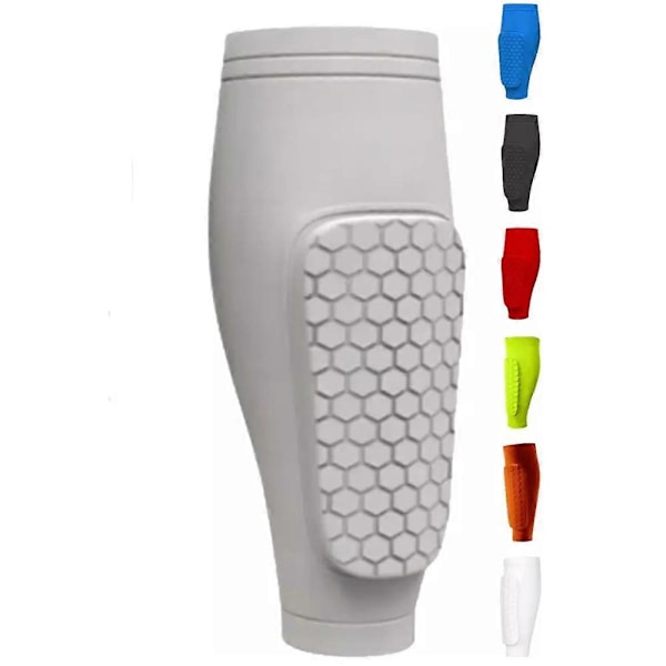Shin Defender KidsShindefender Kompressionsærme med Honeycomb Pads L white