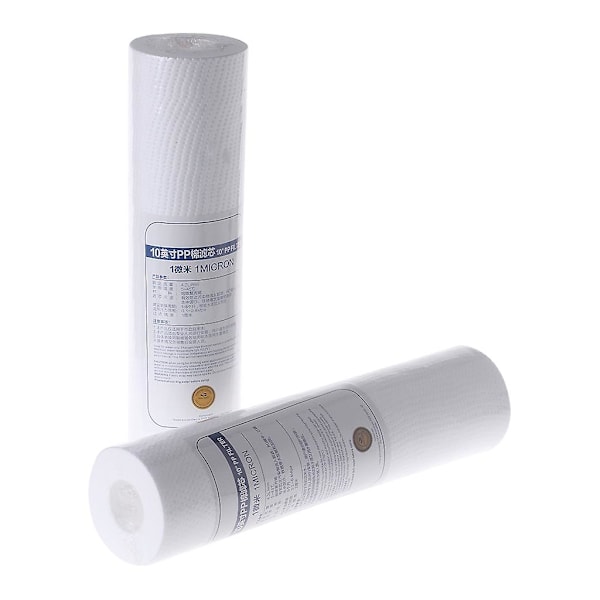 10\" Vandrenser PP Filterpatron 1 Mikron Sigte Sediment Udskiftning 120g