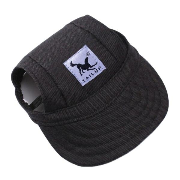 Lemmikkieläinten tarvikkeet Koiran vaatteet baseball-lippis Auringonsuojahuppu musta XL XL