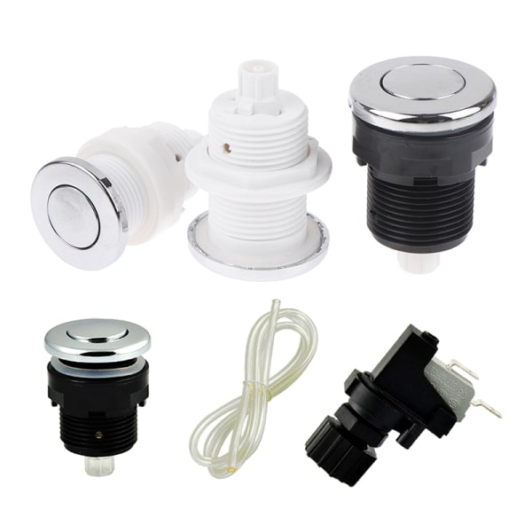 28/32/34mm pneumatisk afbryder On Off trykknap til badekar 2(32mm knap) 2(32mm button)