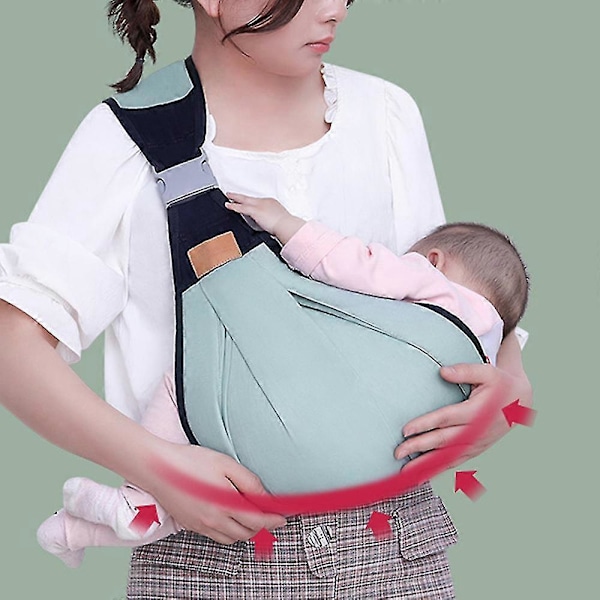 Letvægtsbæreseler til babyer med justerbar skulderrem til spædbørn og småbørn Lightweight Pink