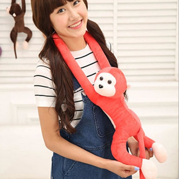23 cm Langarmet Abe Plush Dukke Sød Plush Legetøj Fyldt Dyr Børnegave