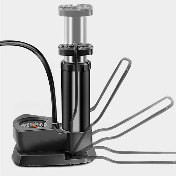 Pyöränpumppu Mini Kannettava Jalkapumppu Paineenmittarilla Kaikille Venttiileille AV/DV/SV Lattiapumppu Sopii MTB Trekking-Pyörille