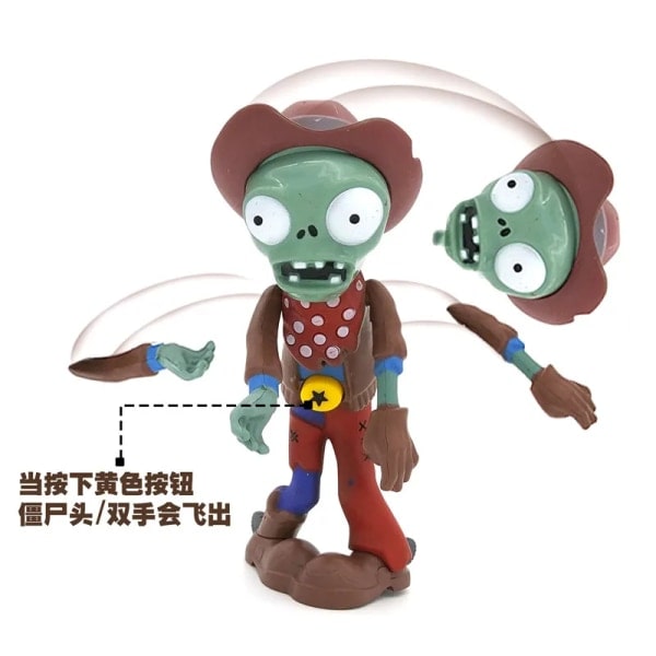 Plants vs Zombies Actionfigurer Dr. Zombie Gargantuar Yeti Conehead Spelfigur Fanfigurer Nyårsgåvor Födelsedagspresenter Leksaker för Barn