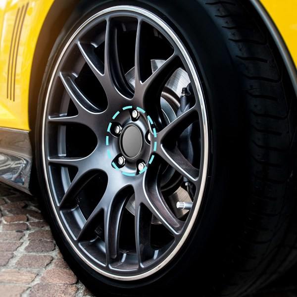 Korkki 58 mm halkaisija 6 klipsit Auto Auton rengasnavan keskiökorkit Alusta