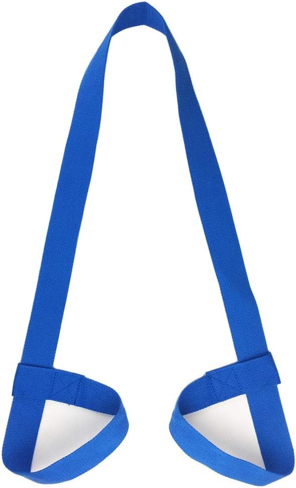 Yogamattbälte, justerbara öglor för alla mattor (matta ingår ej) Blue