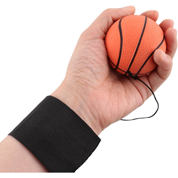 Tilbagefjedrende håndledsbold, Fjederbold på snor, Håndledsbold til sport, Håndledsrem-bold, øvelser til reaktion Basketball