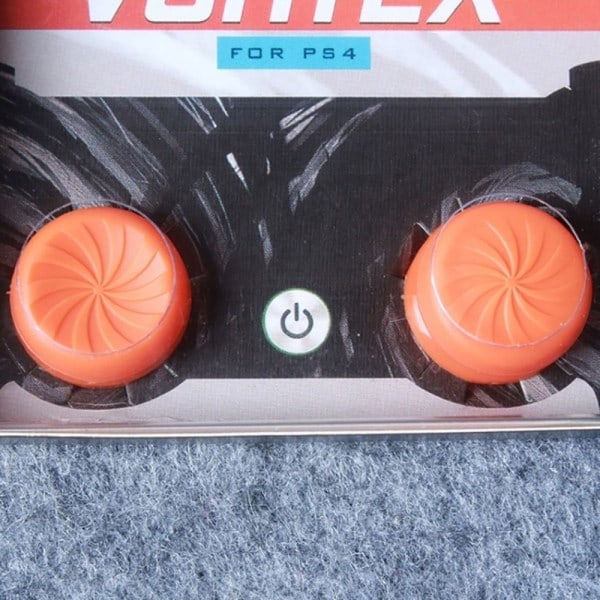 1 par tommelfingergreb til PS5 Playstation PS4 Controller - orange