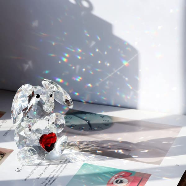 Elefant Figur Statuer Gave til Kvinder, Glas Samleobjekter Elefant Ornament til Hjemmet