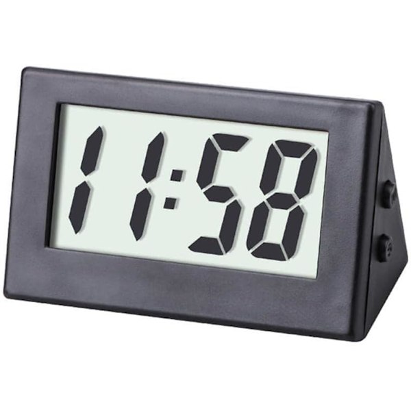 Mini bilklocka Auto Dashboard Desk Digital Klocka Klocka Mätare Liten LED Elektronisk Klocka Datum Tid Kalender Display